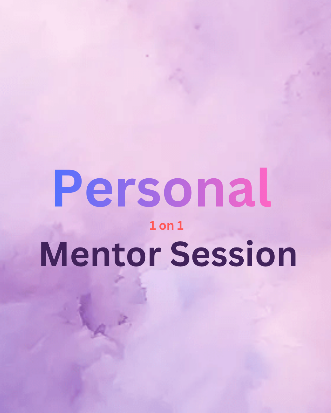 Personal Mentor Session